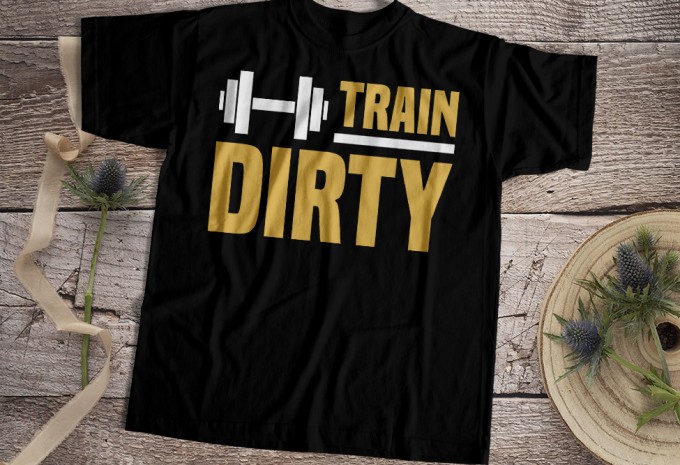 Gym T-shirt Design Bundle