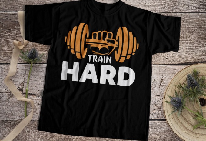 Gym T-shirt Design Bundle