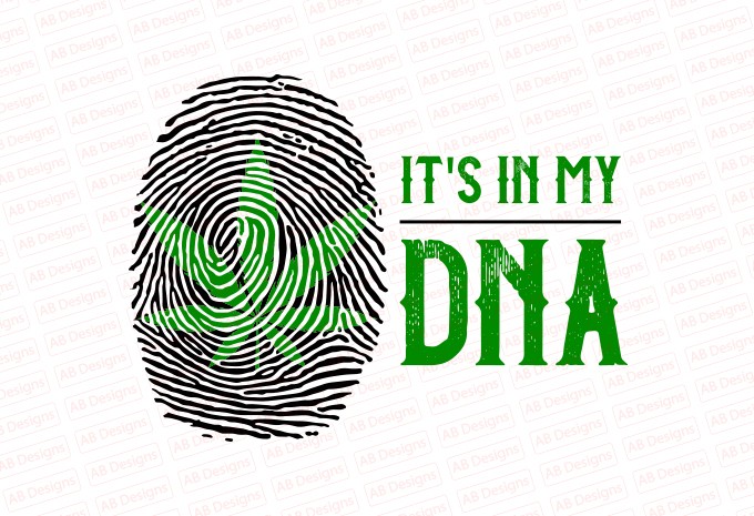 It's In My DNA T-shirt Design design preview 1