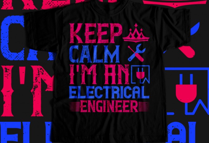 Electrician T-shirt Design Bundle