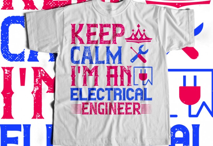 Electrician T-shirt Design Bundle