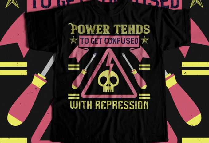 Electrician T-shirt Design Bundle