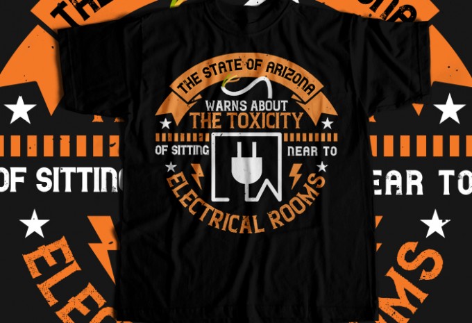 Electrician T-shirt Design Bundle