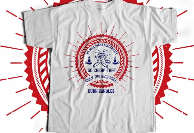 Electrician T-shirt Design Bundle