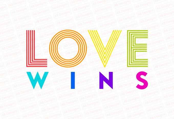 Love wins T-Shirt Design — AI, EPS, SVG, PNG commercial use t-shirt design