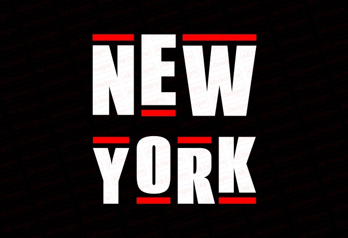 NYC, New york city USA T-Shirt Design — AI, EPS, SVG, PNG commercial use t-shirt design