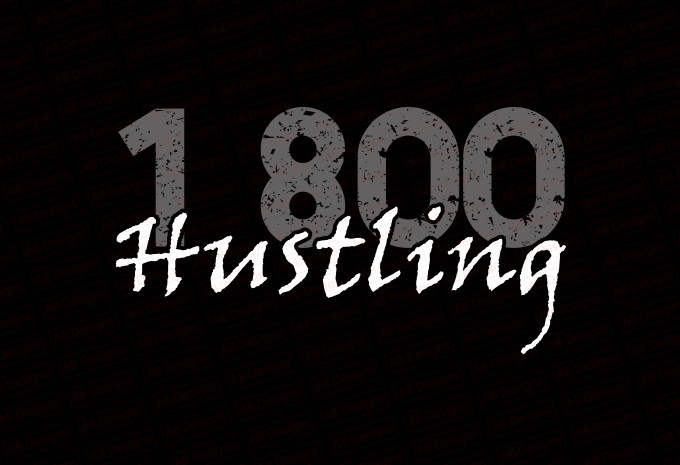1 800 hustling T-Shirt Design design preview 2