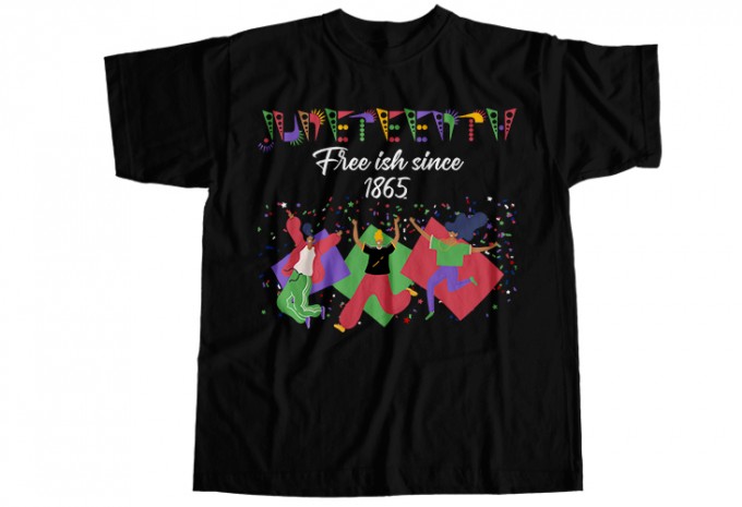 Juneteenth T-Shirt Design — AI, EPS, SVG, PNG commercial use t-shirt design