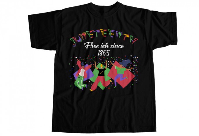 Juneteenth T-Shirt Design design preview 1