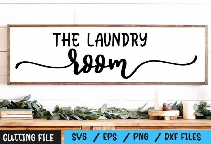The Laundry Room SVG — EPS, SVG, PNG, DXF commercial use t-shirt design