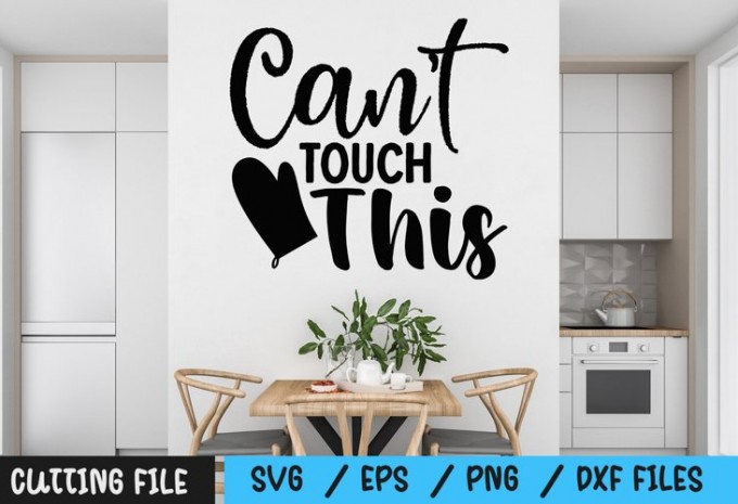 Can't Touch This SVG — EPS, SVG, PNG, DXF commercial use t-shirt design