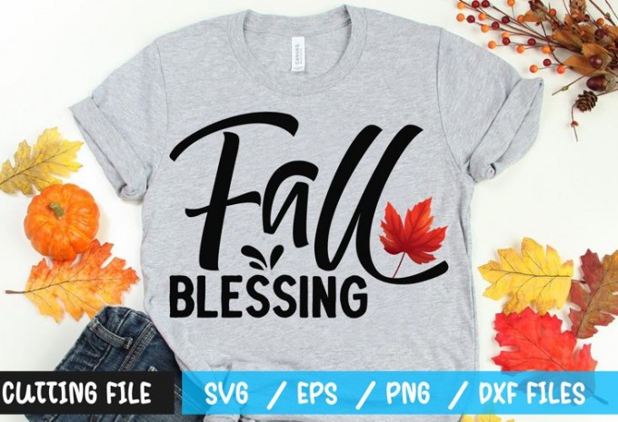Fall blessing t-shirt design