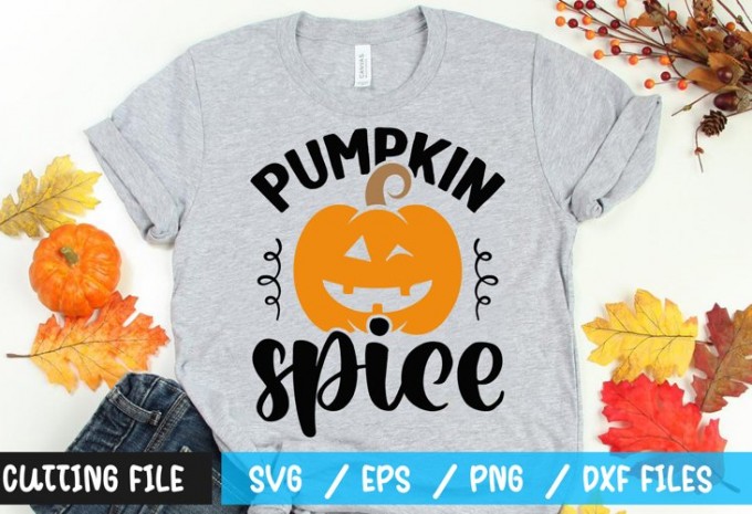Pumpkin spice t-shirt design