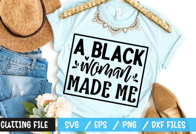 Black Woman svg bundle - Black women black girl magic SVG design preview 1