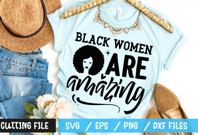 Black Woman svg bundle - Black women black girl magic SVG design preview 7