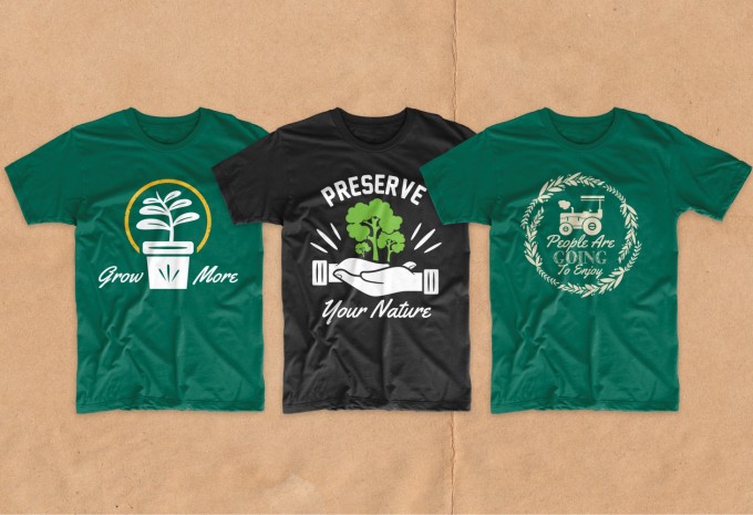 Gardening t-shirt designs bundle vector packs