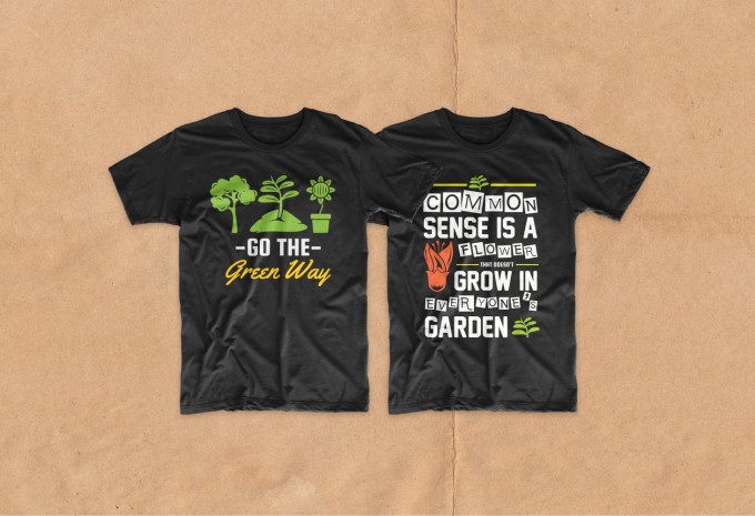Gardening t-shirt designs bundle vector packs
