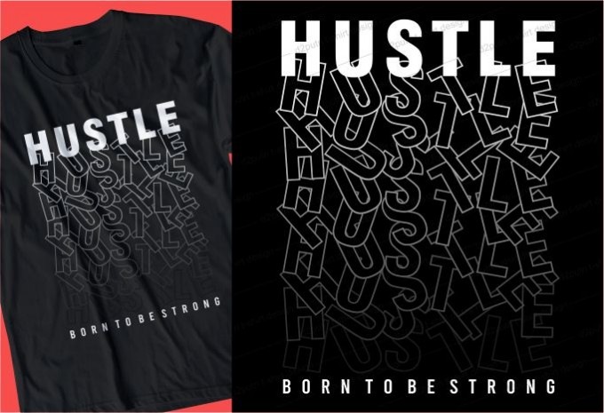 15 hustle motivational quotes svg t shirt design bundle design preview 3
