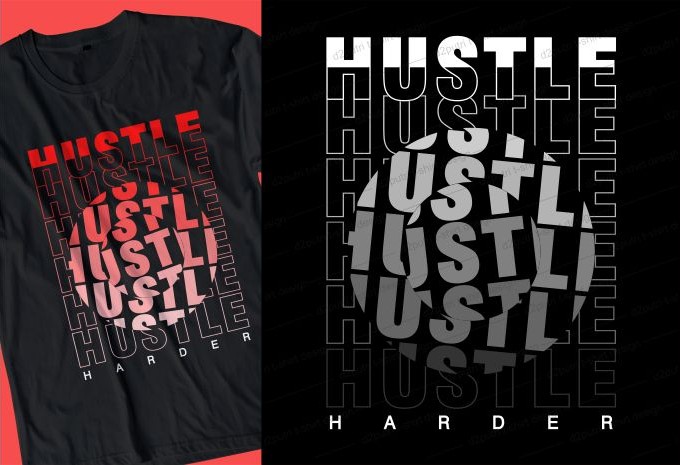15 hustle motivational quotes svg t shirt design bundle design preview 13