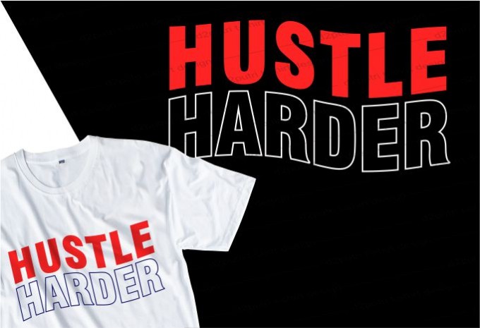 15 hustle motivational quotes svg t shirt design bundle design preview 16