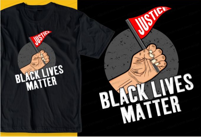 21 Black lives matter t shirt design bundle design preview 14