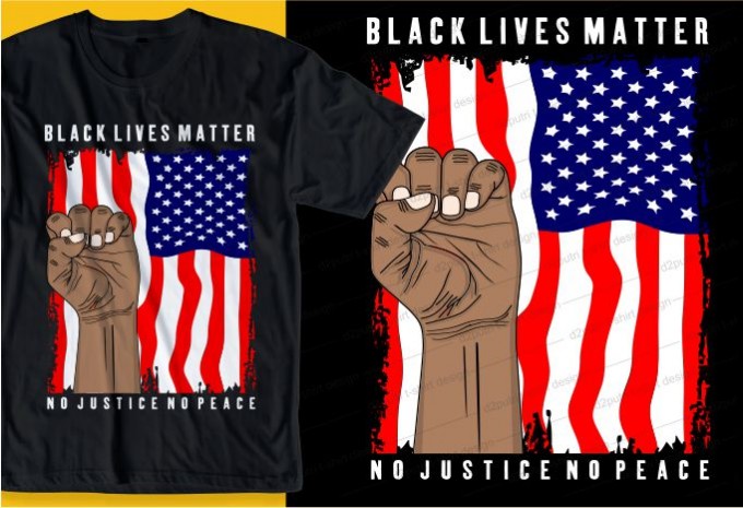 21 Black lives matter t shirt design bundle design preview 16