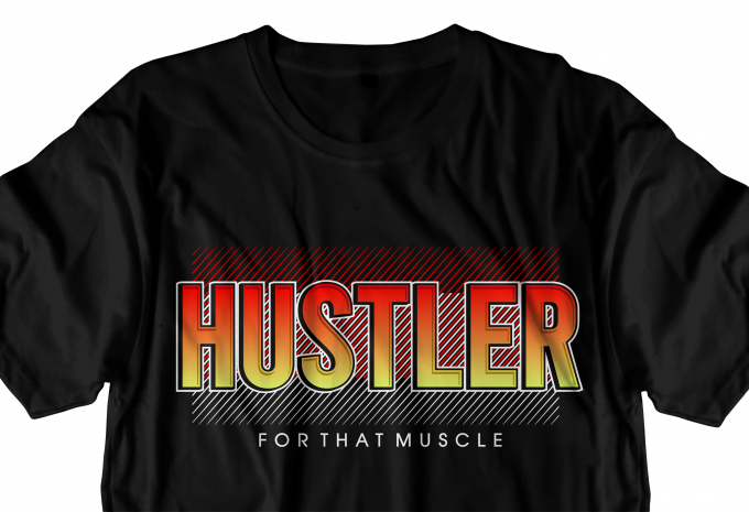 hustle motivational inspirational quotes svg t shirt design bundle