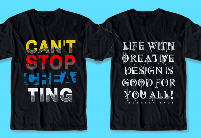 68 motivational quotes t shirt design bundle