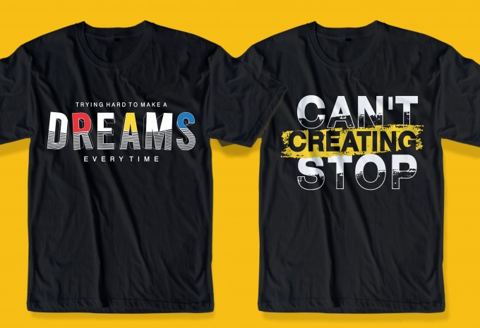 68 motivational quotes t shirt design bundle