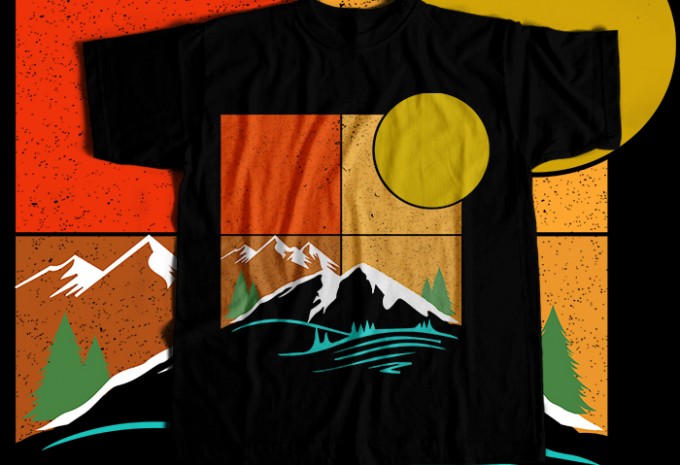 Hiking T-shirt Design
