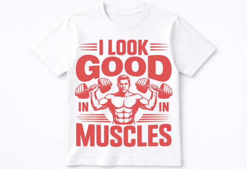 Gym T-Shirt Design Bundle 20 SVG PNG | Fitness Workout Graphic Pack