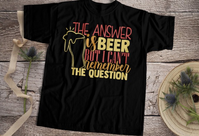 The Answer Is Ber But I Can't Remember The Question T-shirt Design