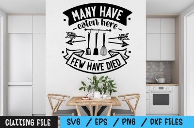 Many have eaten here few have died svg