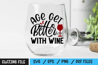 Age Get Better With Wine svg