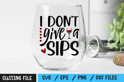 I don't give a sips SVG