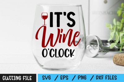 Its Wine OClock SVG