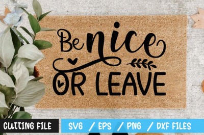 Be nice or leave SVG