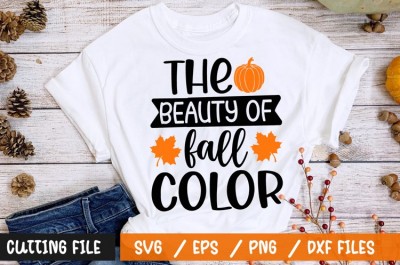 The beauty of fall color t-shirt design
