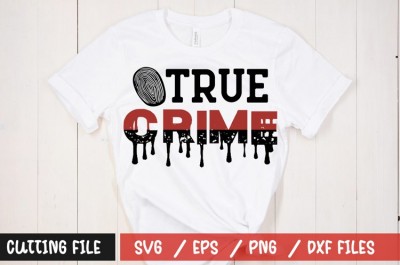 True crime t-shirt design