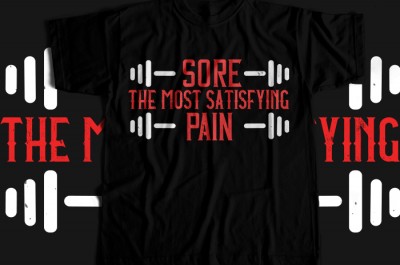 Sore. The most satisfying pain.