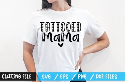 Tattooed mama t-shirt design