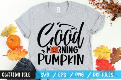 Good morning pumpkin t-shirt design