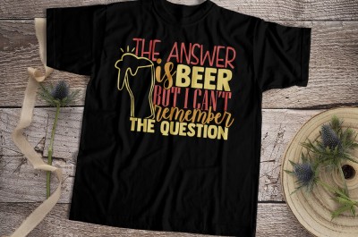 The Answer Is Ber But I Can't Remember The Question T-shirt Design